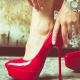 High-heeled and platform shoes