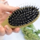 Comb with natural bristles