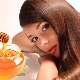 Hair mask with honey
