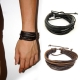 Men's leather bracelets