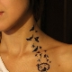 Desenhos no pescoço com henna