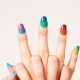 Combinación de colores de esmalte de uñas