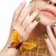 Butterfly manicure