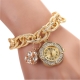 Gouden horloge met gouden armband